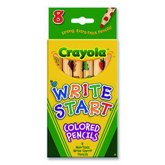 PENCIL,CLRD,WRT STRT,8/ST